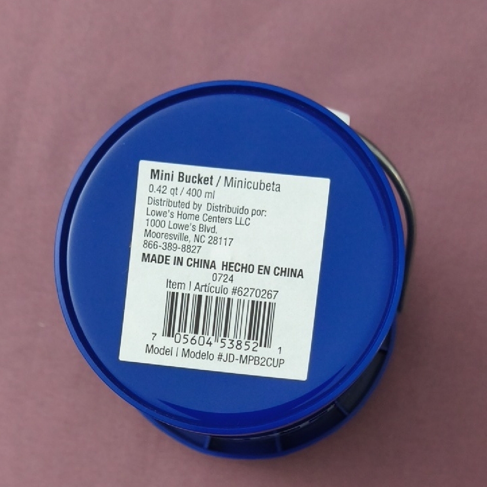 Blue Storage Bucket - Picture 2 of 2